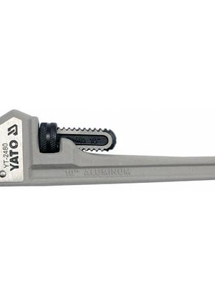 Ключ трубний прямий yato: 350 мм (14"). max ø= 2" (50mm), алюмінієвий [6/12]