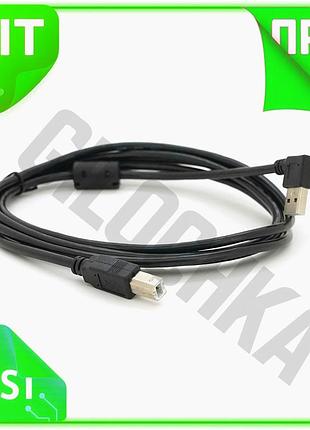 Ve кабель usb 2.0 ritar new version 2м кутовий 90 градусів чорний для підключення принтерів та сканері n6w_ver