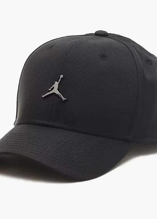 Кепка чоловіча air jordan rise structured curved-bill black hj0627-010