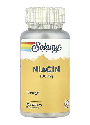 Niacin 100mg - 100 vcaps