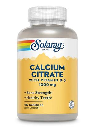 Calcium citrate w/vit d-3 1000mg - 180 caps