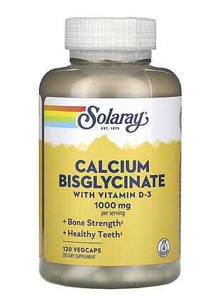 Calcium bisglycinate with vitamin d-3 1000mg - 120 vcaps