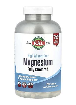 Magnesium fully chelated - 270 tabs
