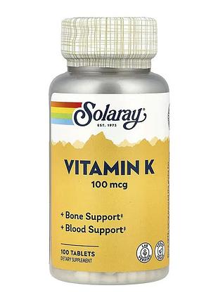 Vitamin k-1 100mcg - 100 tabs