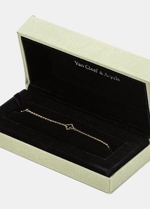 Жіночий браслет van cleef &amp; arpels конюшина клевер