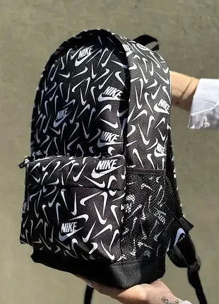 Рюкзак черный nike рюкзак мужской женский найк рюкзак для путешествий обучения тренировкам сумка спорт найк 4