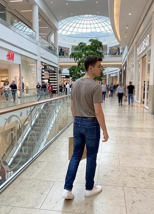 Джинси zara 40/31, slim fit, сині, чоловічі
