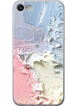 Чохол силіконовий на телефон iphone se 2022 пастель "3981u-3737-58250"