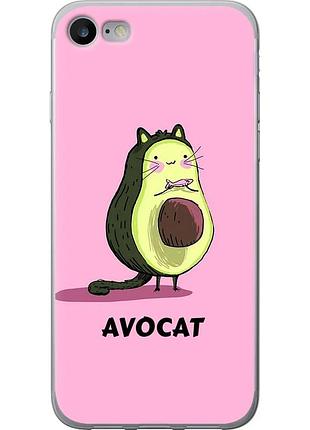 Чехол силиконовый на телефон iphone se 2020 avocat "4270u-2013-58250"