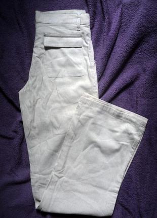 Легкі бежеві штани на літо від dlf.туреччина w25l322 фото