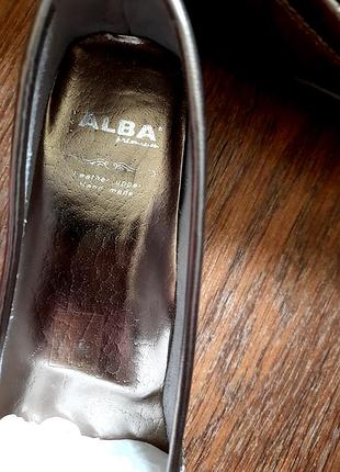 Мокасины alba,производство италия, натуральная кожа 9