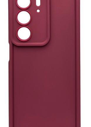 Чехол shock case для телефона realme c75 5g (rmx3943) бампер силиконовый бордовый