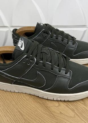 Оригінальні кросівки nike dunk low retro premium "sequoia