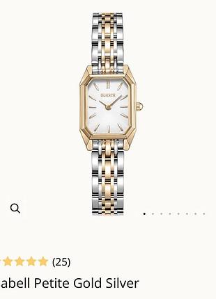 Годинник burker petite isabel gold silver white