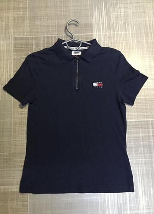 Tommy hilfiger 💙чоловічий одяг/темно-синя футболка-поло💛s44