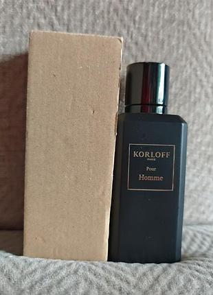 Korloff pour homme парфюмированная вода для мужчин