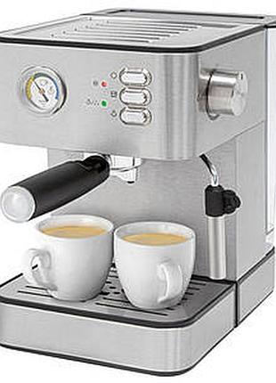 Кофеварка с капучинатором hoffmans hm-686, 1500вт / рожковая электрокофеварка / настольная кофеварка