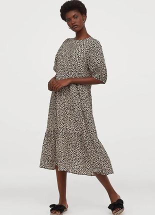 H&m сукня плаття в квітковий принт с