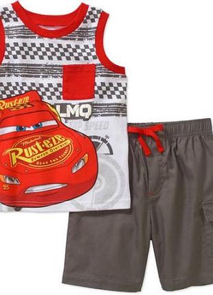 Комплект для мальчика 4 лет тачки от disney pixar cars