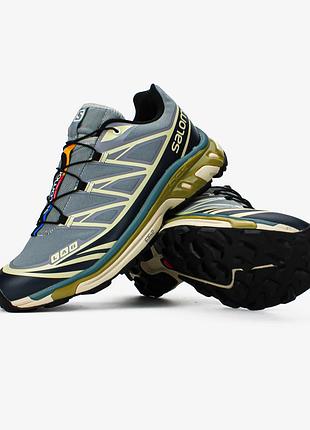 🟢 salomon xt-6 advanced "blue/beige"🟢 3