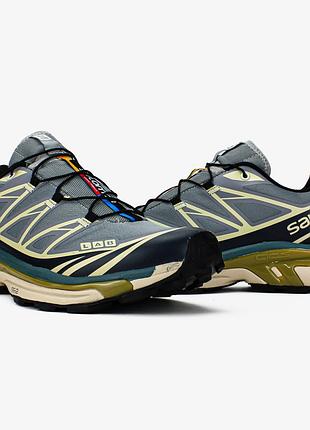 🟢 salomon xt-6 advanced "blue/beige"🟢 6