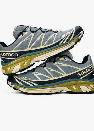 🟢 salomon xt-6 advanced "blue/beige"🟢 10