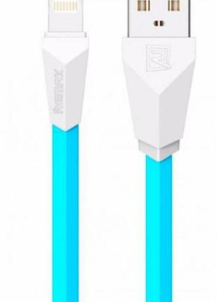 Дата кабель remax rc-030i alience iphone lightning синий