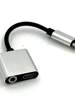 Переходник / адаптер наушников allison als_g18 type c to type c+3.5mm