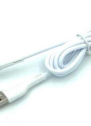Дата кабель denmen d15l lightning white 2