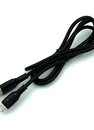 Дата кабель denmen d08v micro usb 3.6a black 2
