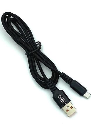 Дата кабель denmen d02v micro usb черный 2