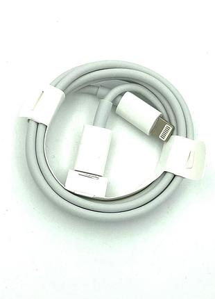 Дата кабель apple iphone type c to lightning 1.0m aaa white 3