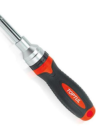Отвертка битодержатель с трещоткой 1/4", 5/16", 7/16" ftec1421 toptul 2