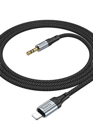 Кабель aux hoco upa26 fresh digital audio conversion cable lightning 1m черный 2