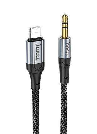 Кабель aux hoco upa26 fresh digital audio conversion cable lightning 1m черный 4