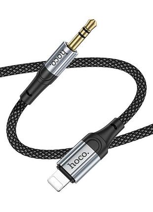 Кабель aux hoco upa26 fresh digital audio conversion cable lightning 1m черный 5