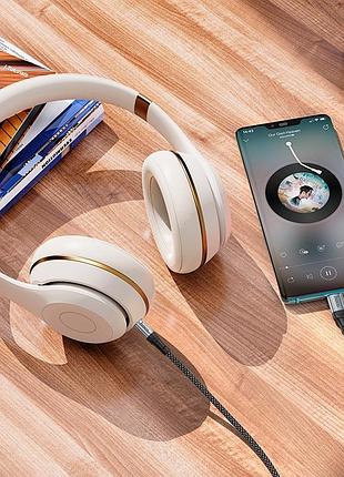 Кабель aux hoco upa26 fresh digital audio conversion cable lightning 1m черный 6