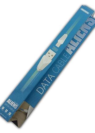 Дата кабель remax rc-030m alience micro usb синий 2
