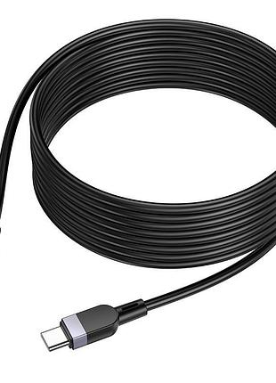 Дата кабель hoco x109 type c to lightning energy silicone charging 27w 3м черный
