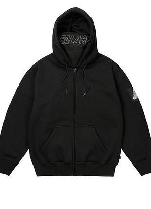Palace balaclava shearing thermal hoodie black