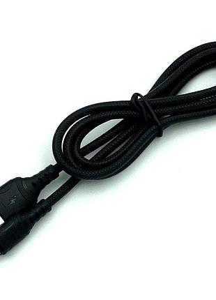 Дата кабель denmen d08t type c 3.6a black 2