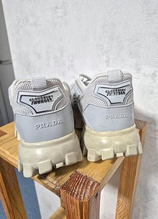 Кроссовки на платформе prada 4