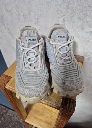 Кроссовки на платформе prada 2