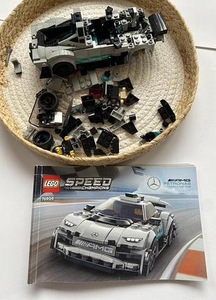 Конструктор lego speed champions mercedes-amg f1 w12 e performance