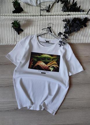 Цупка бавовняна футболка оверсайз zara p m