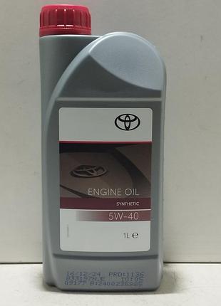 Oe toyota масло моторное toyota engine oil synthetic 5w40 1л