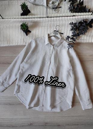 Лляна сорочка white label the white company p xl