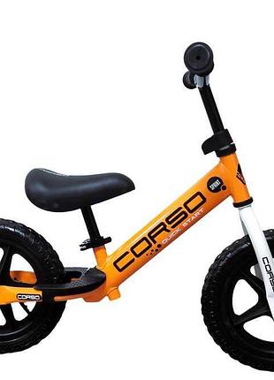 Беговел corso sprint sq-47344 с прочной рамой