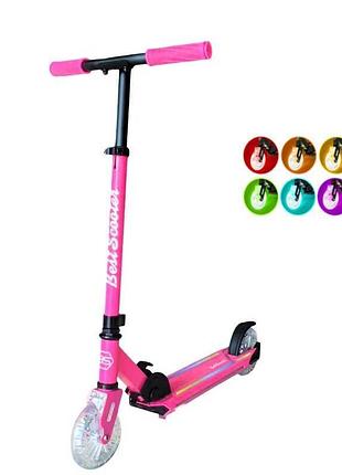 Самокат best scooter модели l-80864 с прочной рамой
