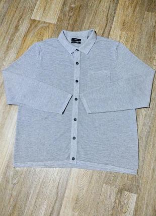 Мужское лёгкое поло m&s , размер xl-xxl cotton blend